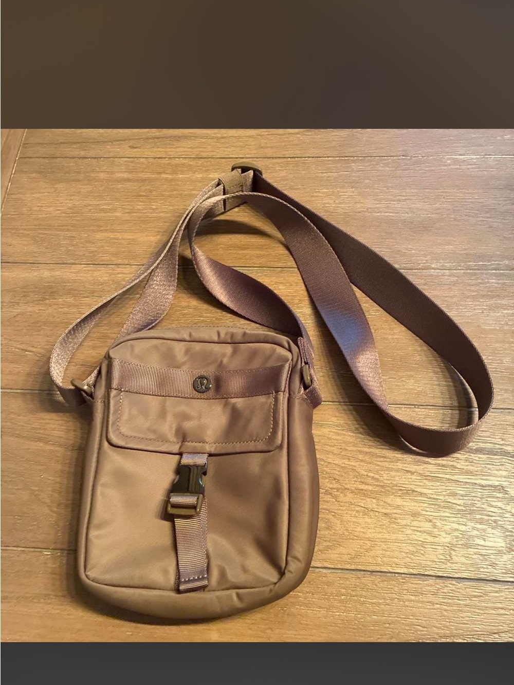 Woman’s Compact Crossbody Bag in Brown